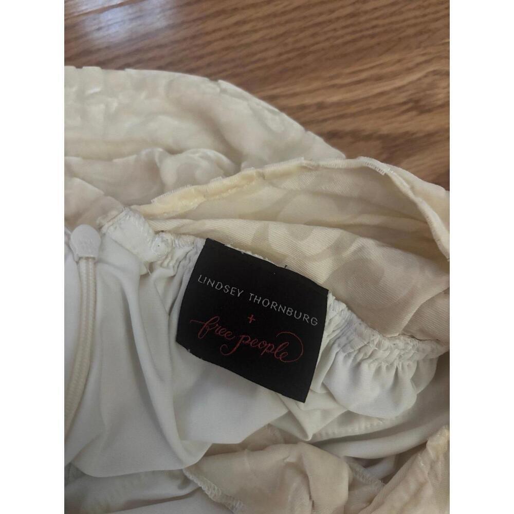 Free People X Lindsey Thornburg Cutout Velvet Dress Size 4 - Picture 6 of 9